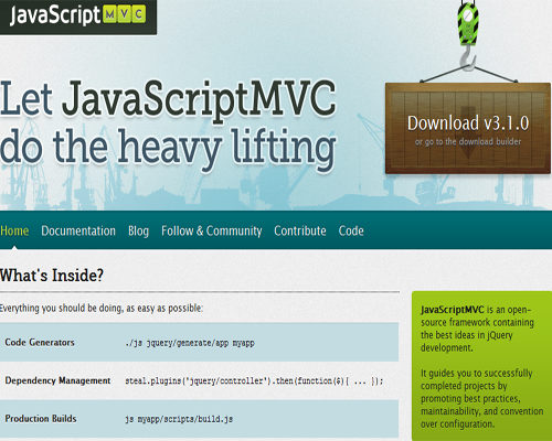 JavaScriptmvc