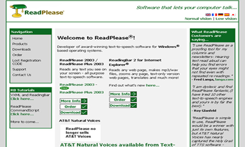 ReadPlease is wonderful text-to-speech program it has capability to read the text of clipboard. This is a easy to use software.