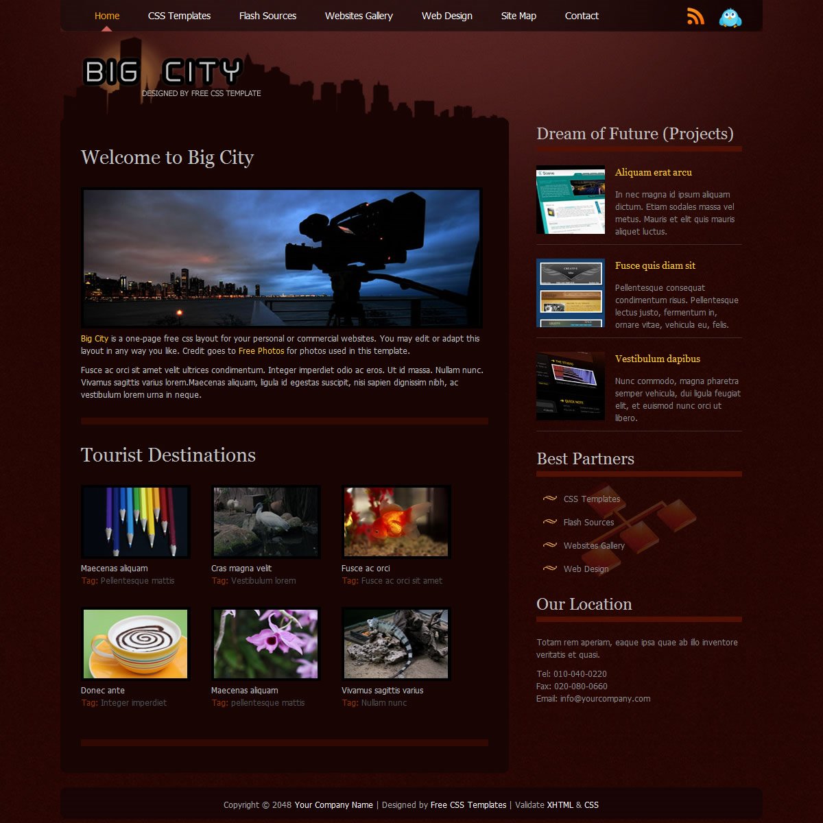 CSS Templates Page 1 of 46 - Free Web Templates