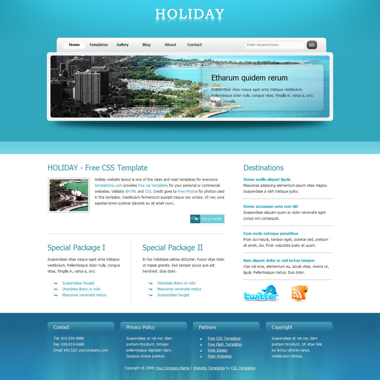 video website templates free download