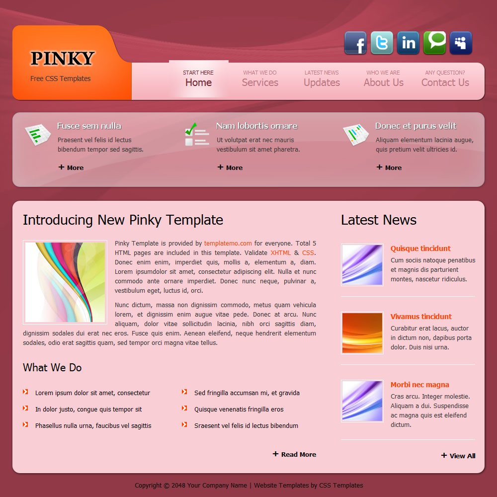 Get Templates Html Css PNG