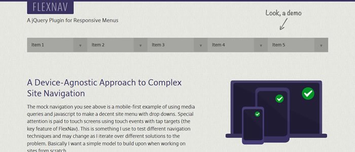 FlexNav – Flexible, Device Agnostic Navigation