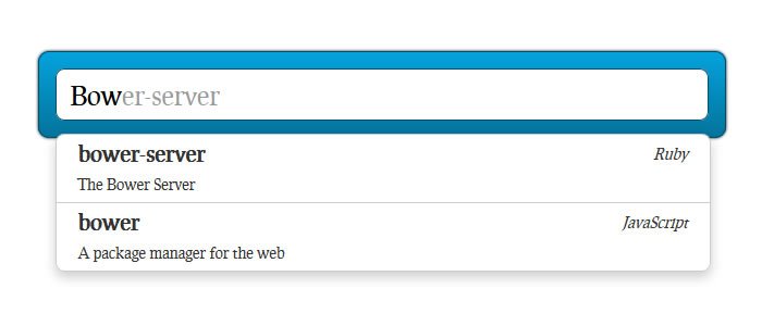 typeahead.js – A Fully-Featured Autocomplete Library