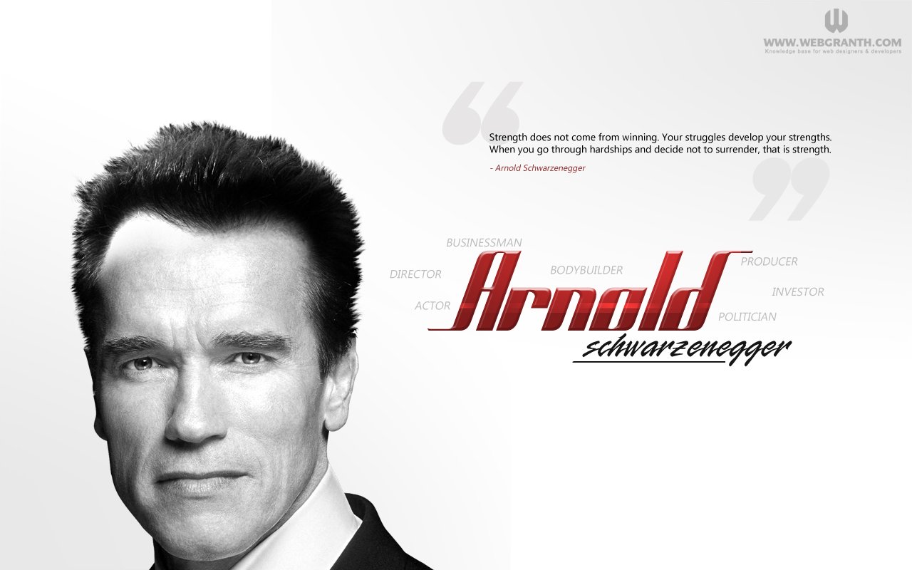 July 2013 wallpaper calendar for Arnold Schwarzenegger (5): View HD