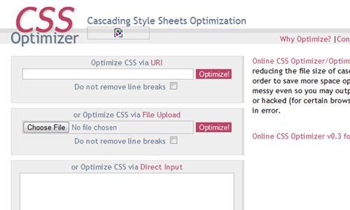 CSS Optimiser