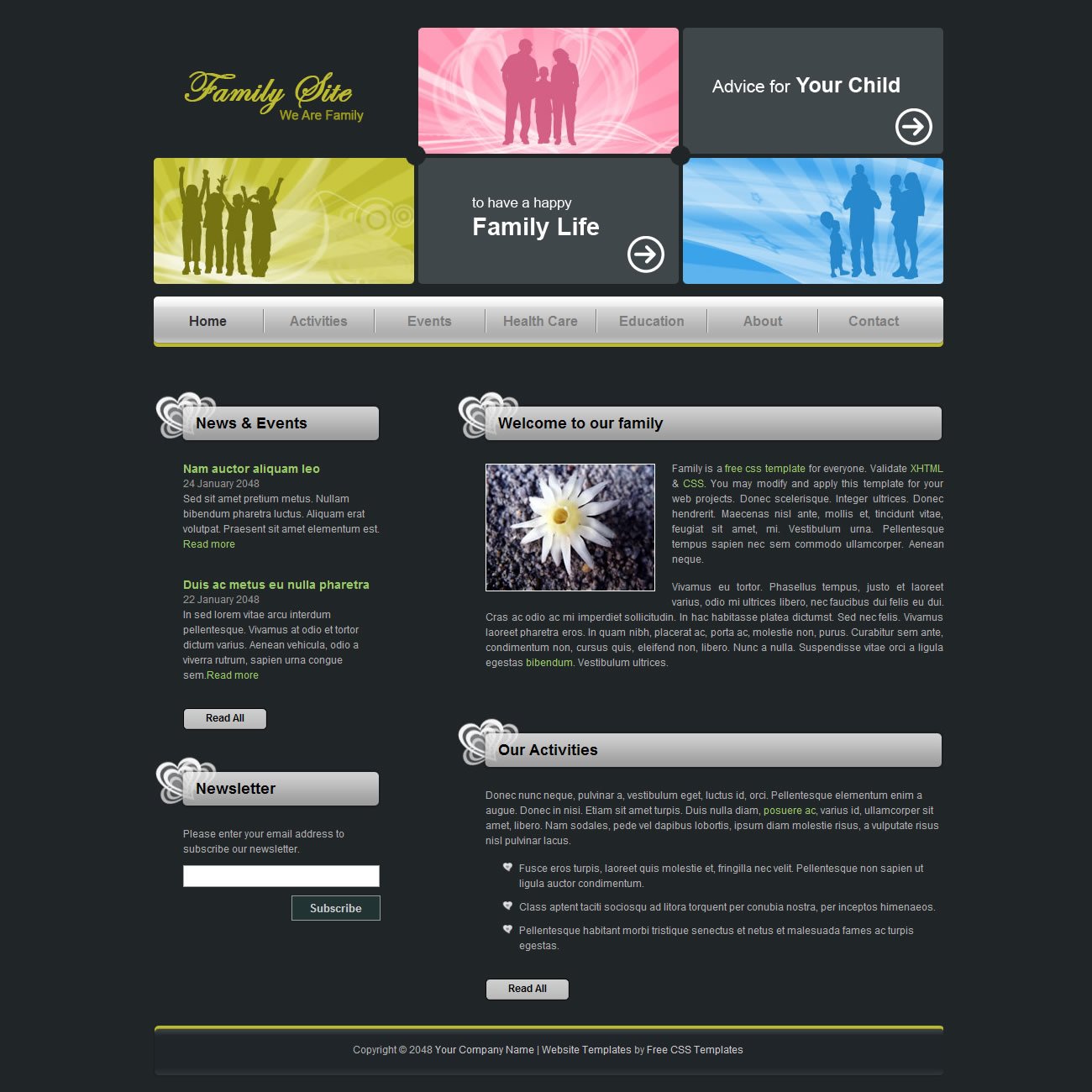 Free Html Css Website Templates Download - Best Design Idea