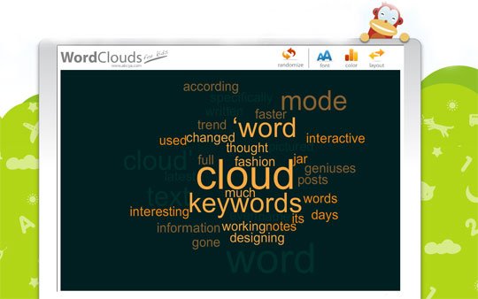 simple word cloud generator
