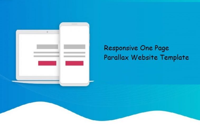 one page parallax website examples